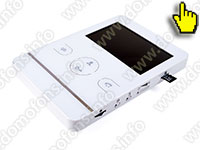 Видеодомофон цветной Hands Free с записью видео по движению HDcom W-402 монитор с картой памяти